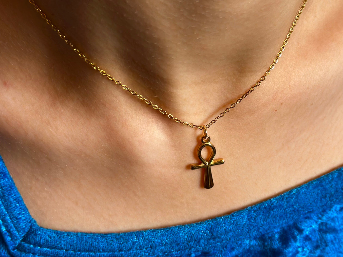 Ankh Life Key Necklace