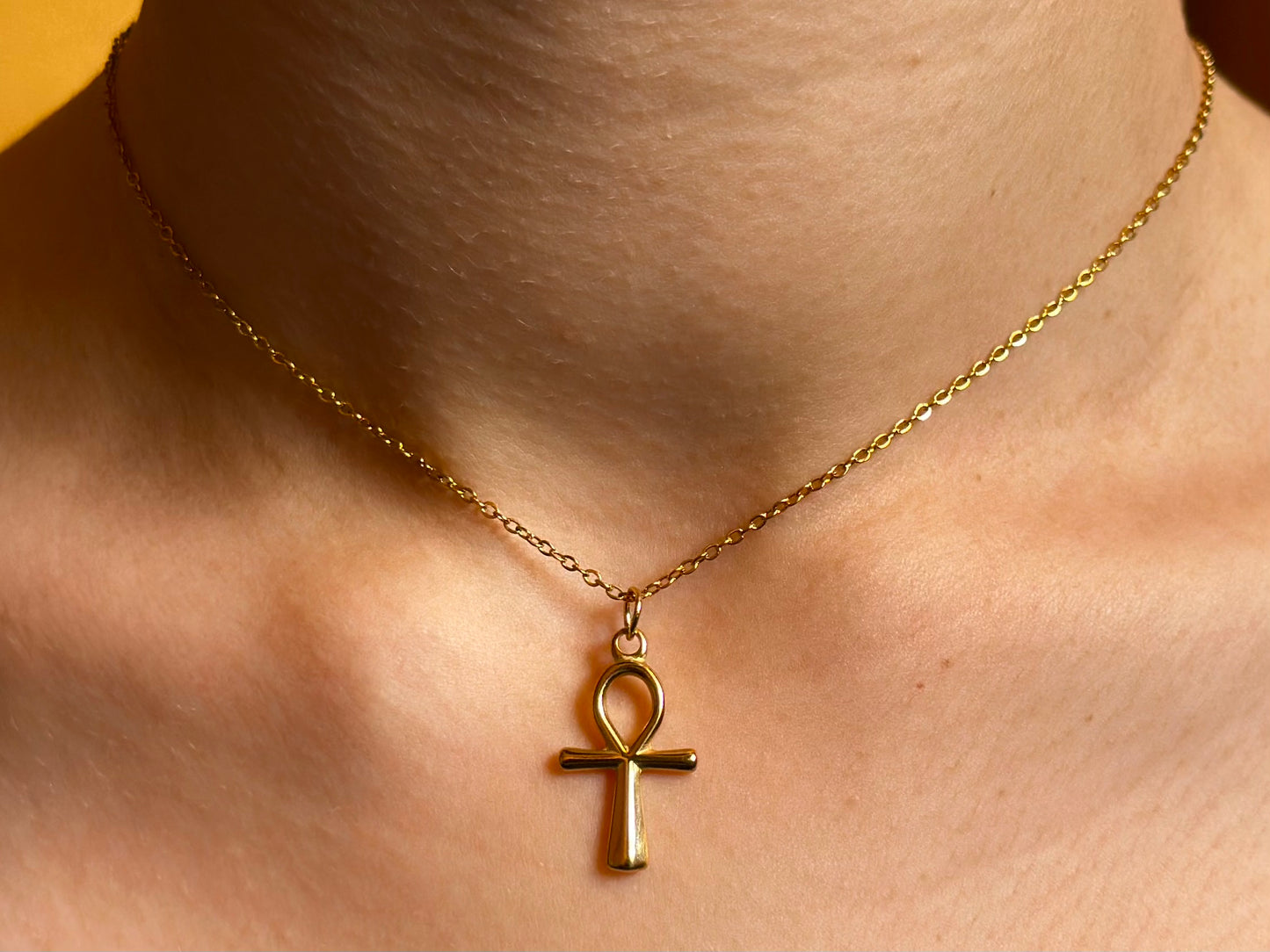 Ankh Life Key Necklace