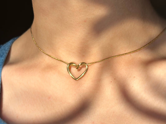 Golden Heart Charm