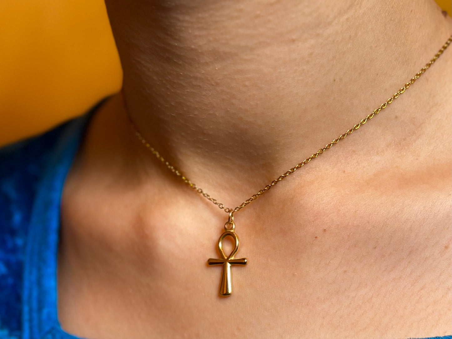 Ankh Life Key Necklace